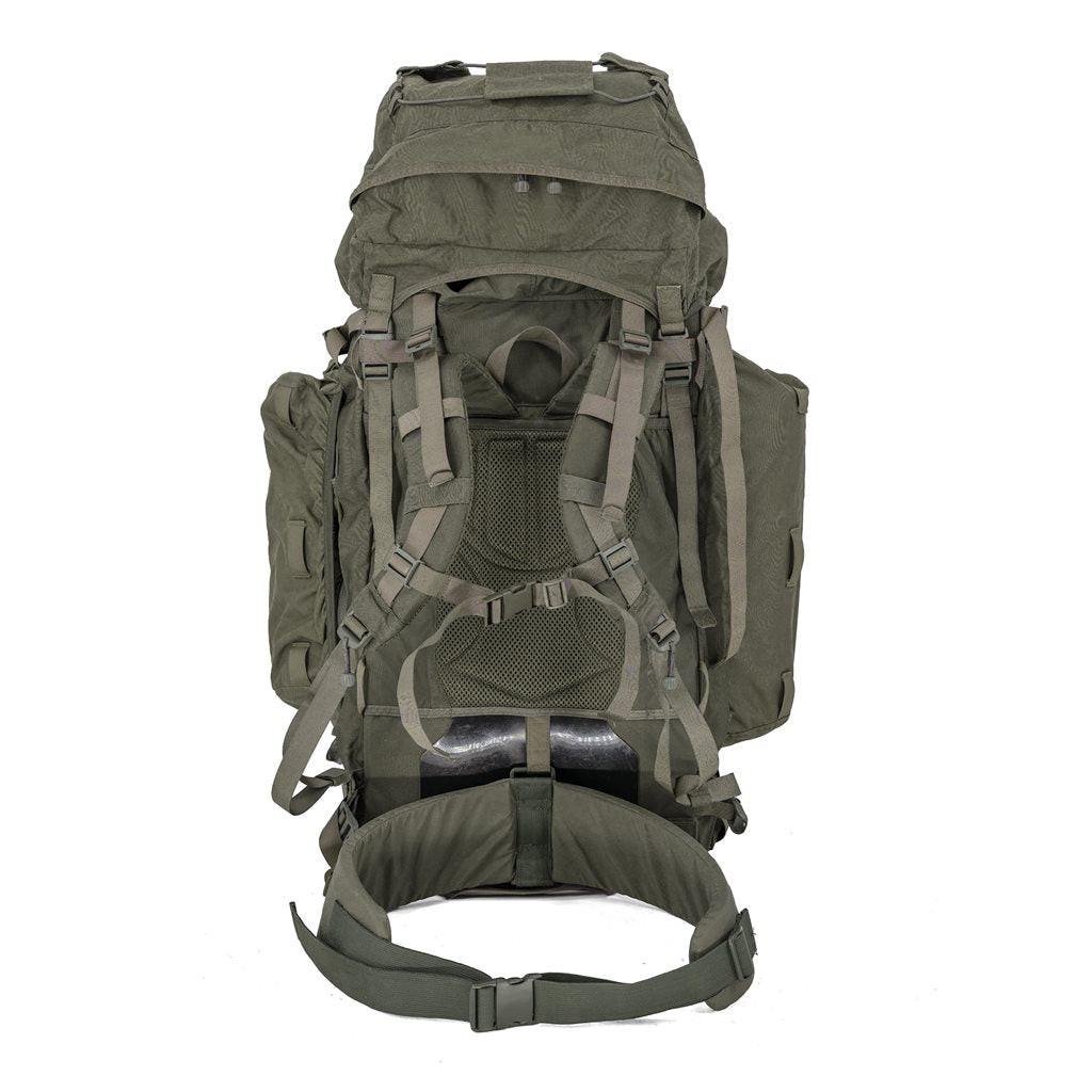 Mochila militar BW Snigel Design 110L verde usada