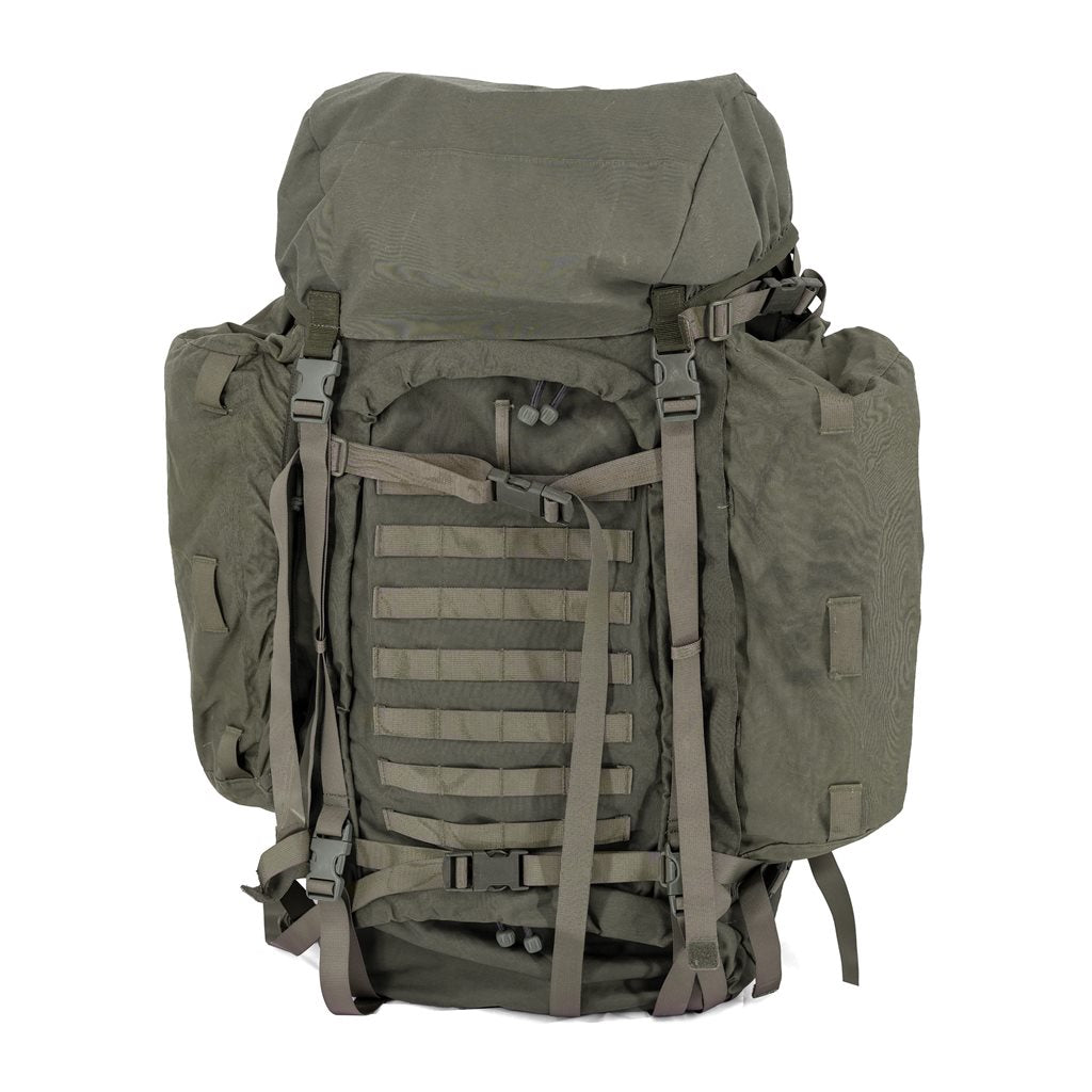 Mochila militar BW Snigel Design 110L verde usada