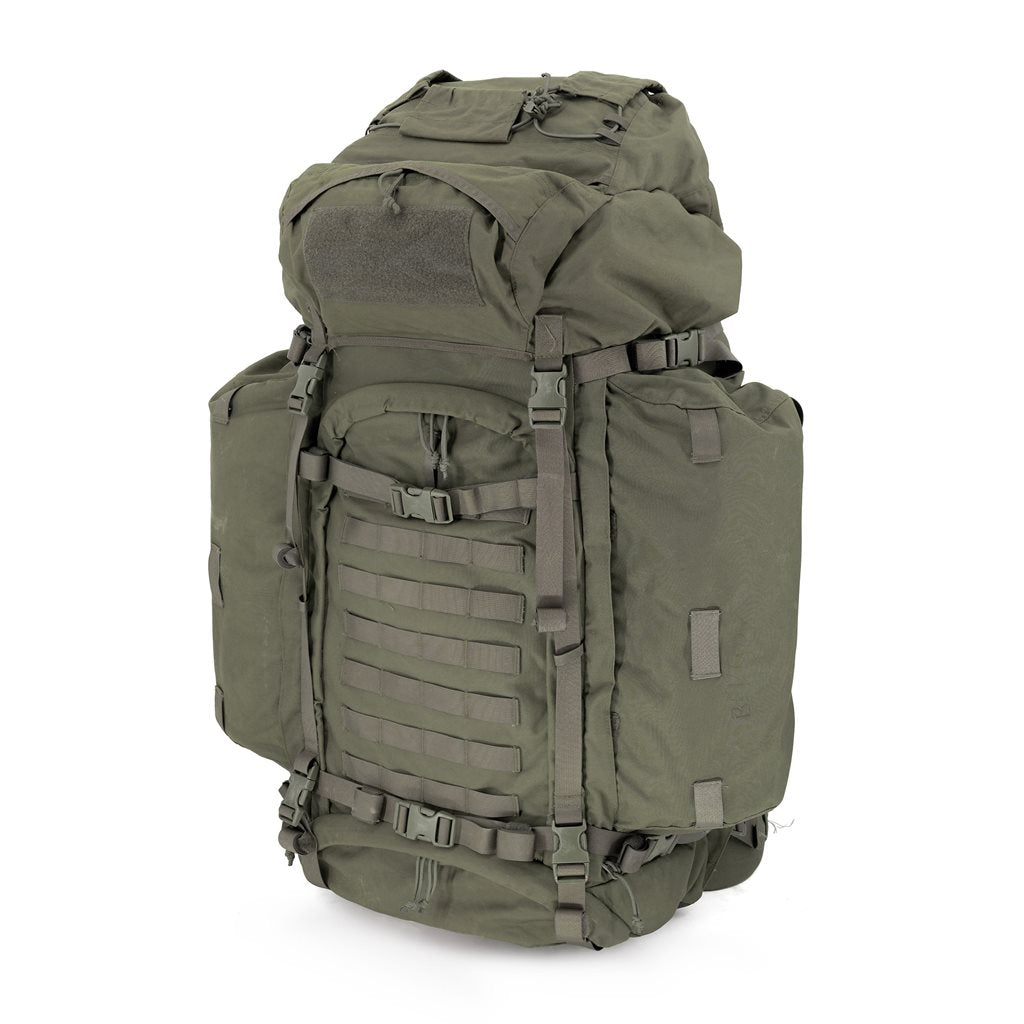 Mochila militar BW Snigel Design 110L verde usada