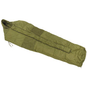 Saco de dormir británico ARCTIC Cold Weather tipo momia verde (usado)