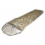 Funda para saco de dormir militar trilaminado usada, impermeable y cortaviento