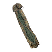 Saco de dormir usado camuflaje Lizard Camo con cremallera metálica