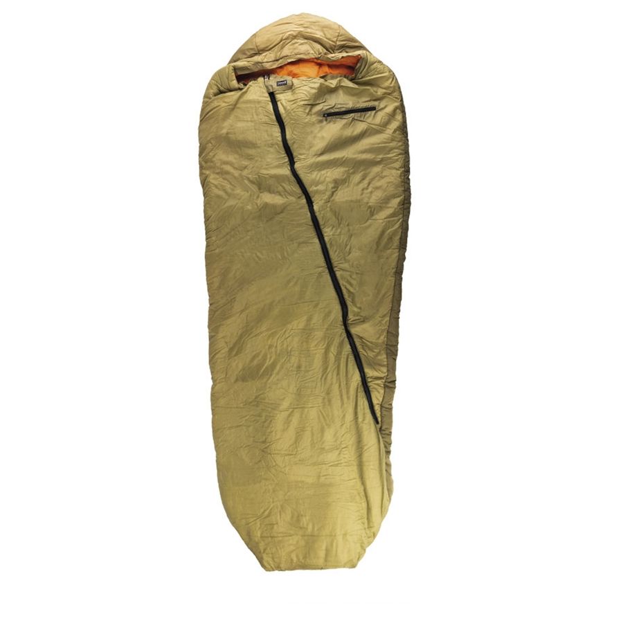 Saco de dormir AČR vz.2000 PZ invierno verde-naranja usado con funda compresible