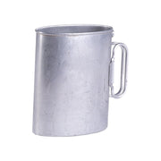 Taza suiza M32 ALU usada, vaso militar de aluminio