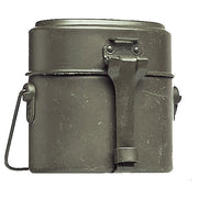 Menaje militar BW 'riñón' 3 piezas aluminio verde usado - ID 91463100