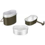Set de menaje LEDVINA de aluminio 3 piezas CM-76 WH - cazo, sartén y tapa