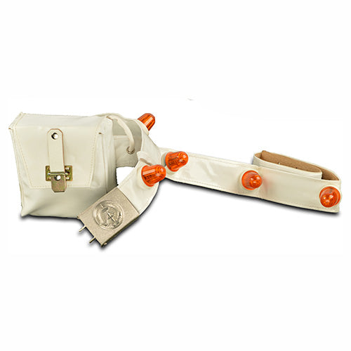 Cinturón NVA blanco con hebilla y luces naranjas (3D) - 91514600