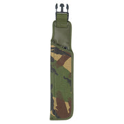 Funda británica usada para machete DPM con cierre FASTEX y bolsillo, 11 x 32,5 cm