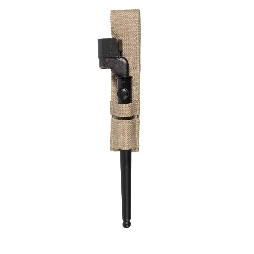 Bajoneta británica M37 original con colgador y funda