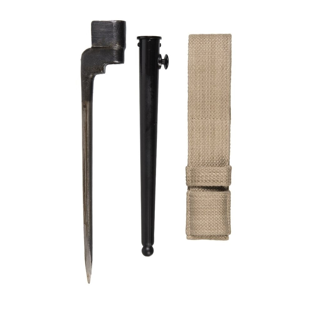 Bajoneta británica M37 original con colgador y funda