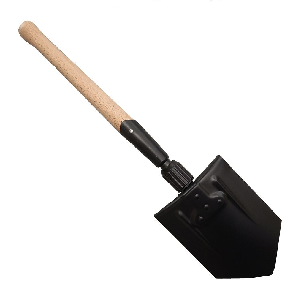 Pala plegable NVA REPRO con funda de lona, longitud plegada aprox. 40,5 cm