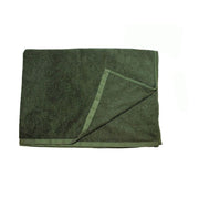 Toalla rápida británica verde 100 x 50 cm usada, 100% poliéster