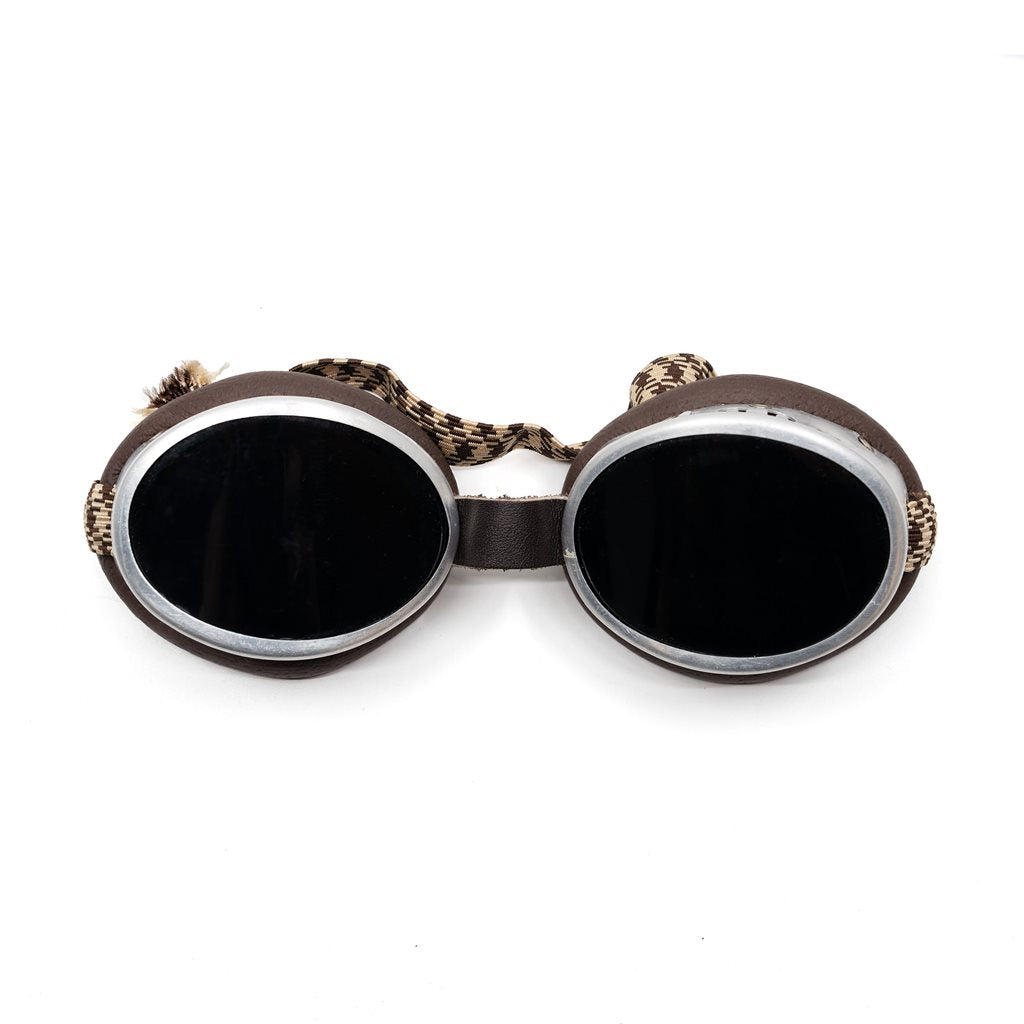 Gafas de glaciar militares austriacas plegables con estuche
