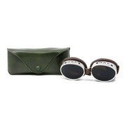 Gafas de glaciar militares austriacas plegables con estuche