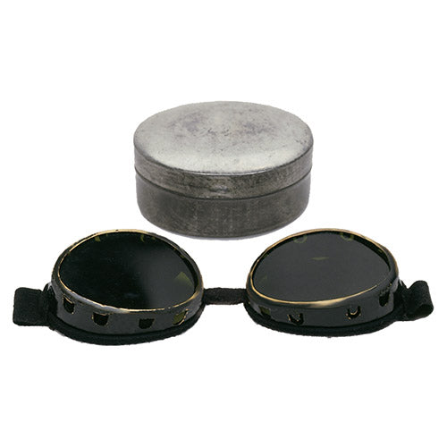 Gafas de glaciar suizas con estuche, usadas