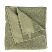 Imagen de la toalla BW frote verde usada del Bundeswehr