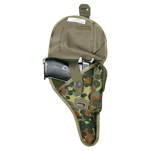 Funda pistolera BW P1 (P38) Flecktarn usada - Bundeswehr