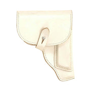 Funda de cuero blanca para pistola Makarov, usada, con porta cargador