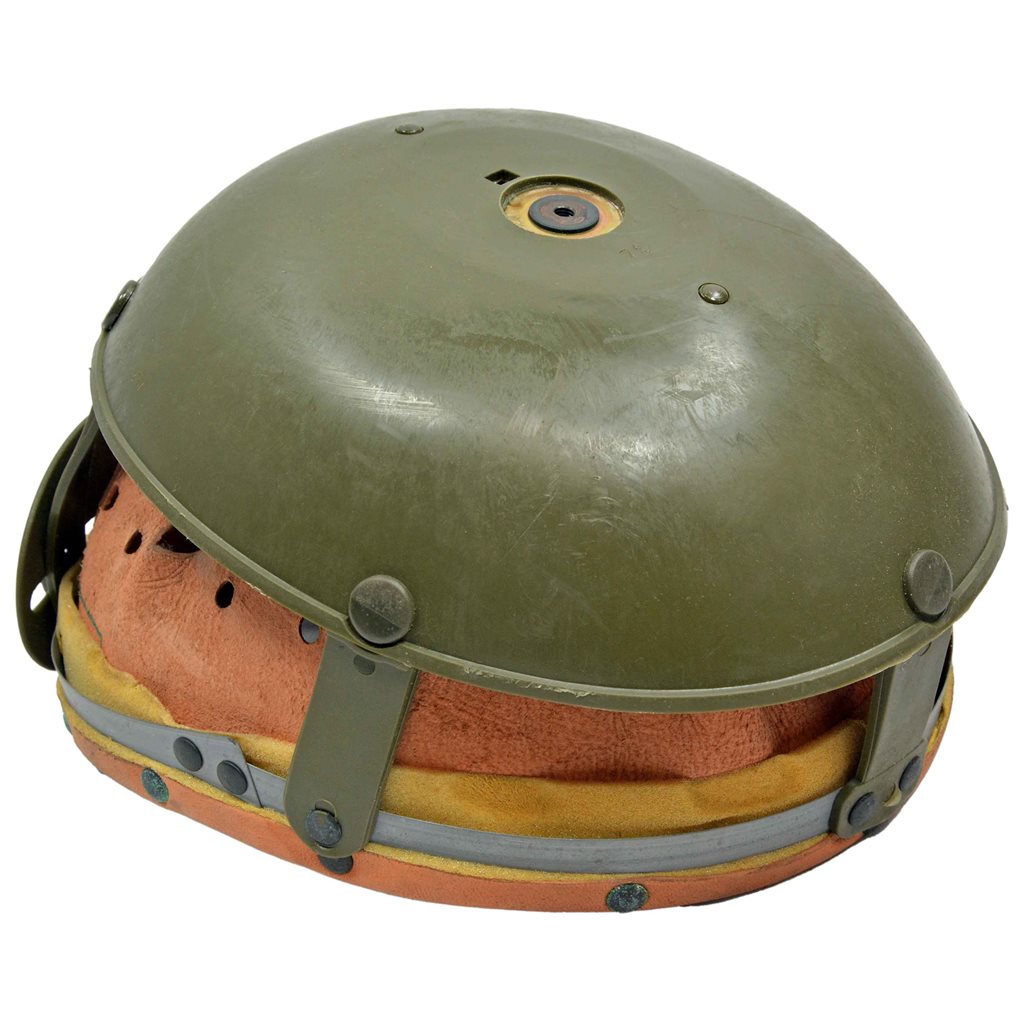 Forro interior de cuero para casco BW usado, pieza de recambio del Bundeswehr
