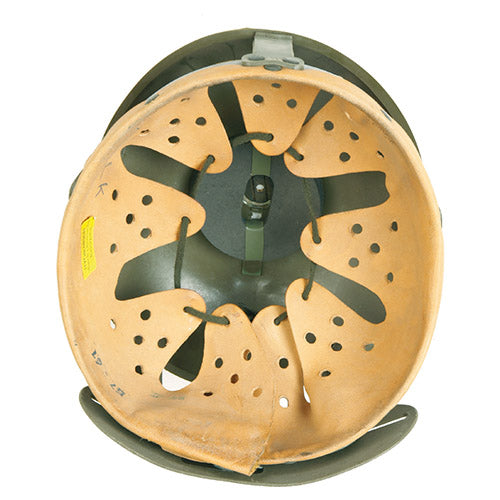 Forro interior de cuero para casco BW usado, pieza de recambio del Bundeswehr
