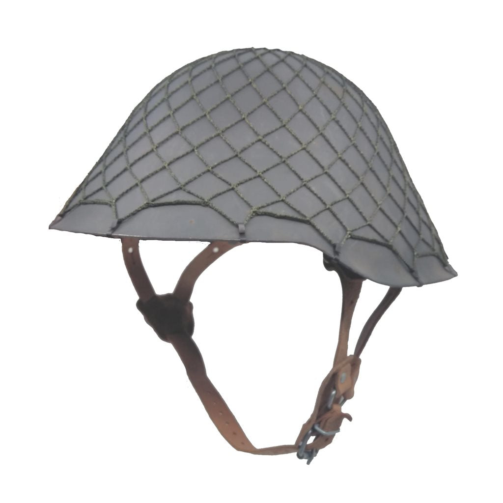 Casco NVA en gris con red de camuflaje, nuevo