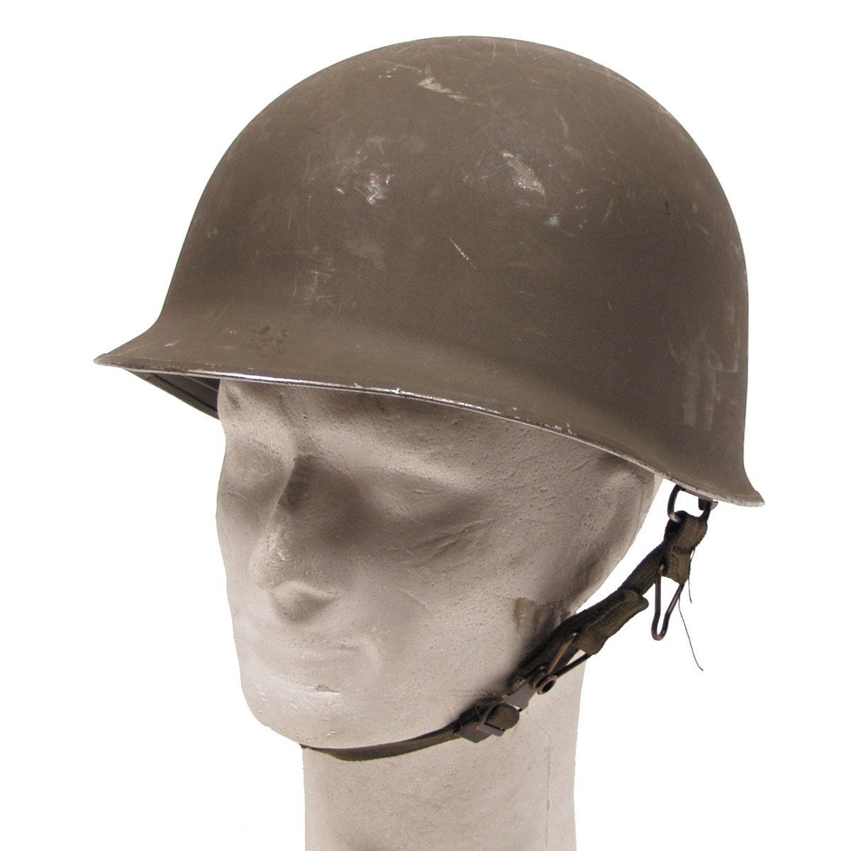 Casco modelo M51 austriaco verde con interior de plástico, usado