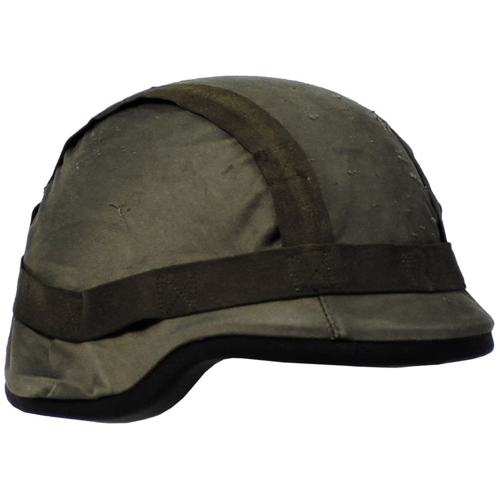 Cubierta de casco austriaco verde usada - camuflaje original