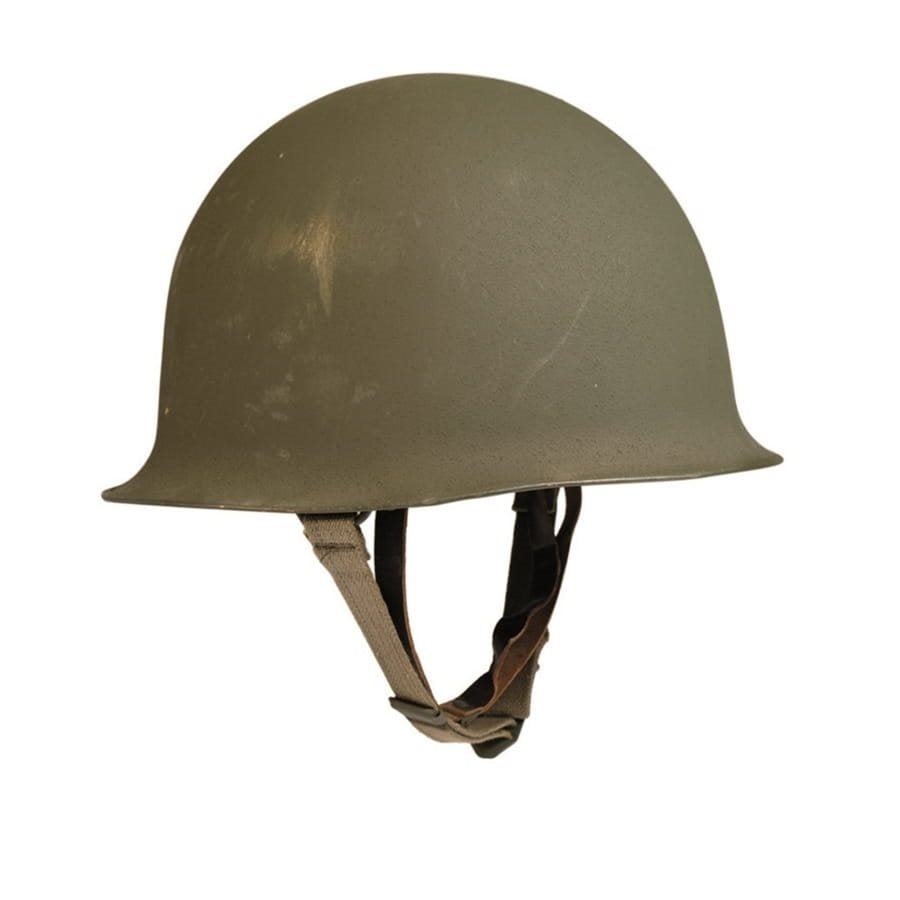 Casco modelo M51 austriaco verde con interior de plástico, usado