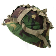 Funda textil usada para casco de combate británico DPM