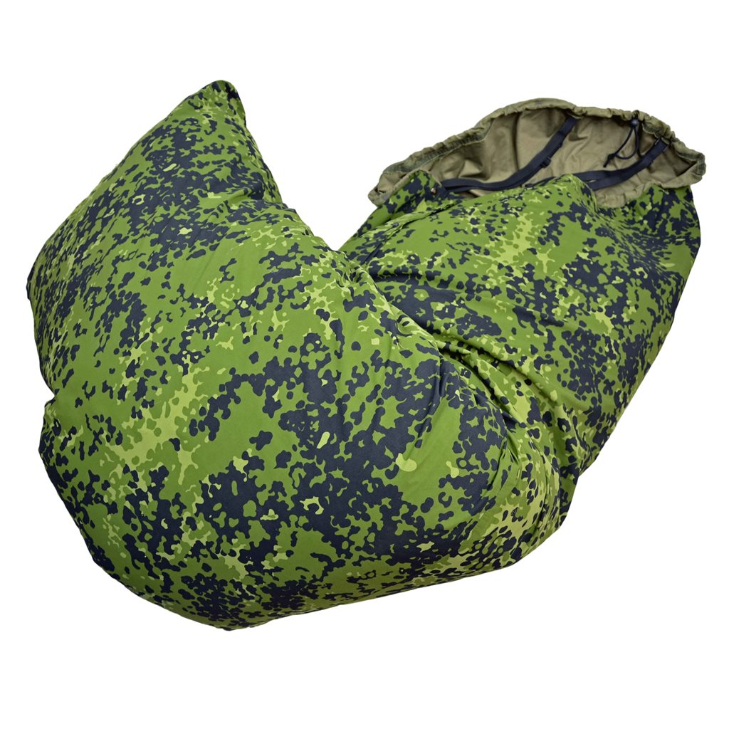 Funda bivak HMAK camuflaje M/84 usada para saco de dormir