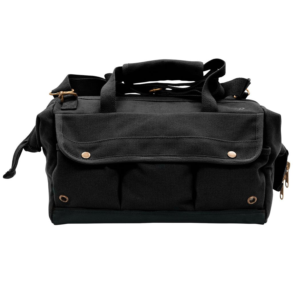 Bolsa RENOVATOR TOOL de lona negra para herramientas, resistente y práctica para uso profesional