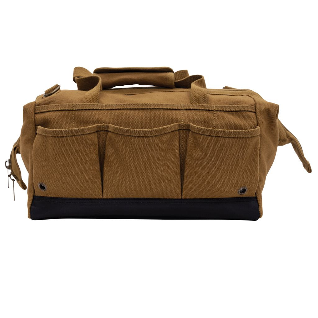 Bolsa RENOVATOR TOOL de lona negra para herramientas, resistente y práctica para uso profesional