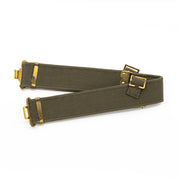 Cinturón italiano modelo M37 británico, original militar