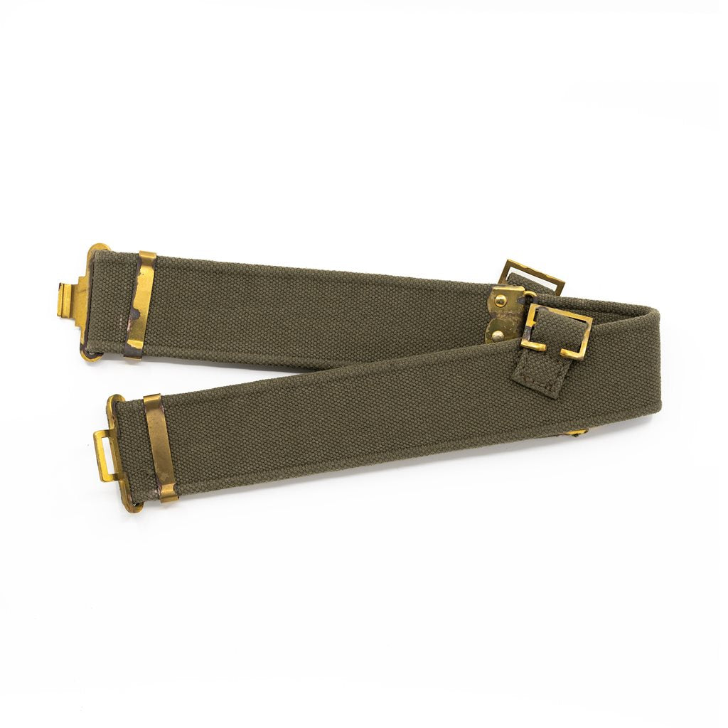 Cinturón italiano modelo M37 británico, original militar