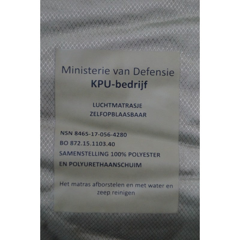 Esterilla autoinflable KPU usada - vista del producto