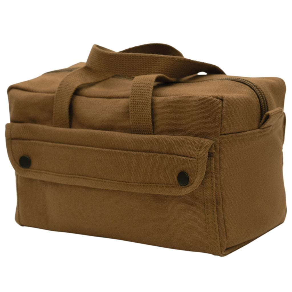 Bolsa pequeña de lona MECHANICS TOOL GI en woodland con bolsillos organizadores interiores