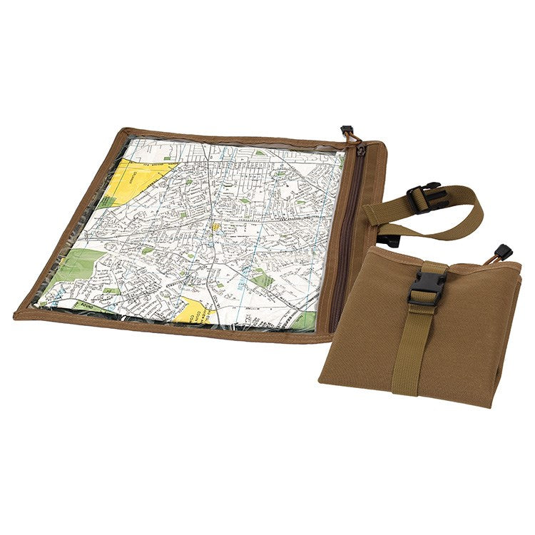 Funda impermeable COYOTE para mapas y documentos, tamaño aprox. 35 x 35 cm