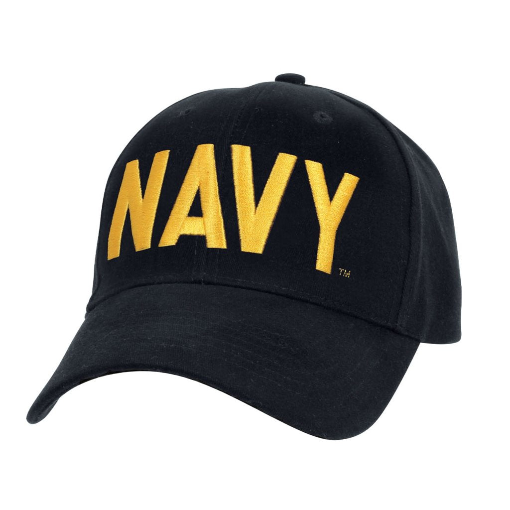 Gorra NAVY estilo béisbol con bordado y correa ajustable