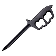 Daga Stiletto FGX Chaos negra de plástico Griv-Ex con hoja triangular y punta afilada, longitud total aprox. 350 mm