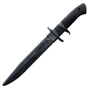 Cuchillo de entrenamiento Black Bear Cold Steel negro, hoja fija en Santoprene