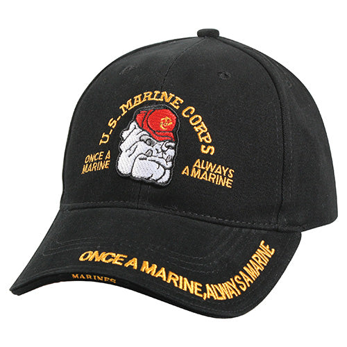 Gorra DELUXE MARINE BULLDOG negra
