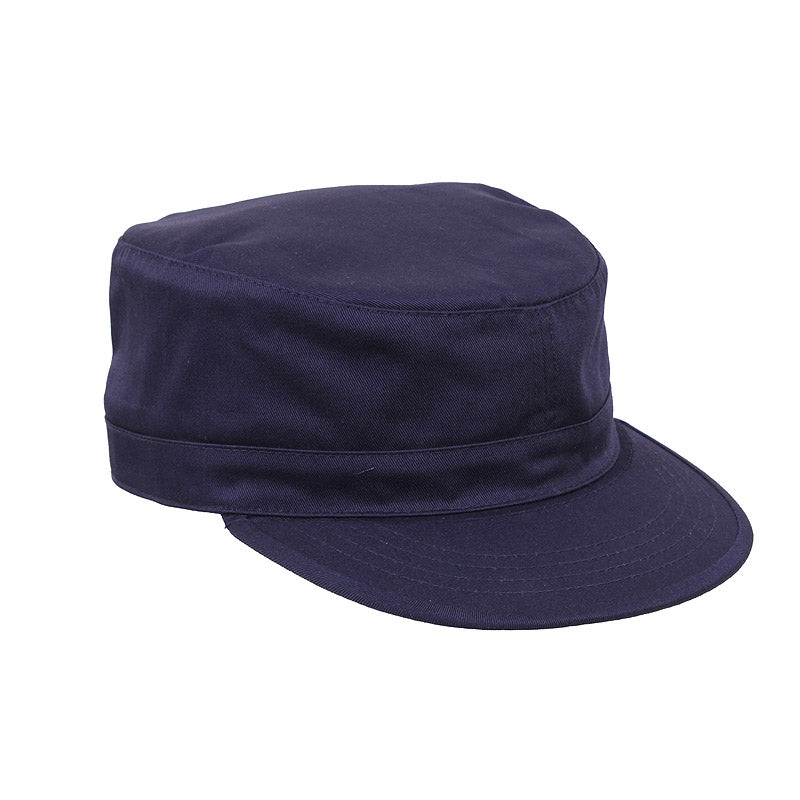 Gorra Fatigue Woodland ajustable tipo BDU con cierre de velcro, camuflaje woodland