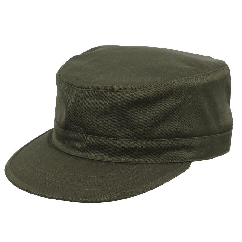 Gorra Fatigue Woodland ajustable tipo BDU con cierre de velcro, camuflaje woodland