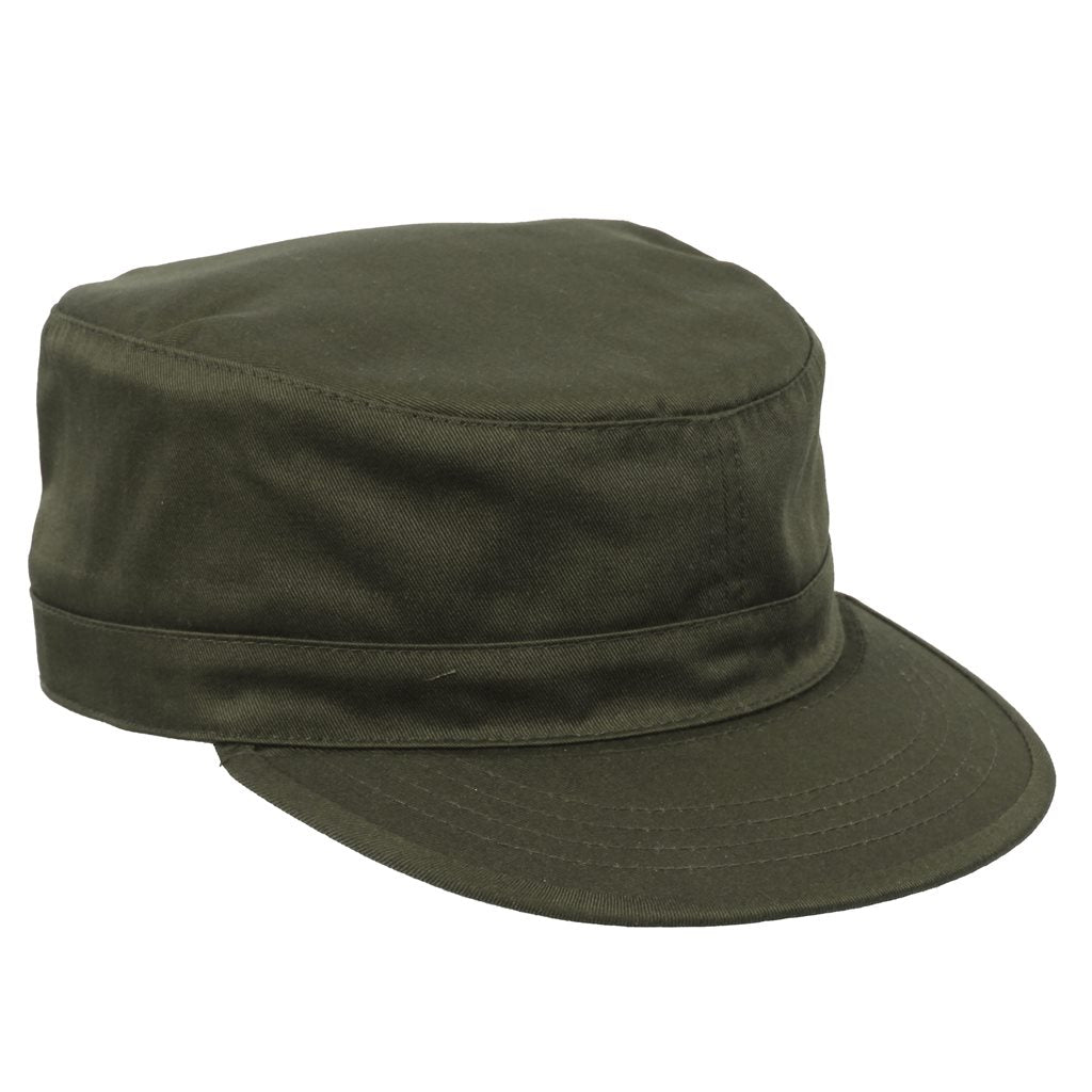 Gorra Fatigue Woodland ajustable tipo BDU con cierre de velcro, camuflaje woodland