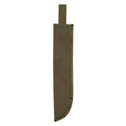 Funda de lona verde para machete 45 cm con bucle para cinturón
