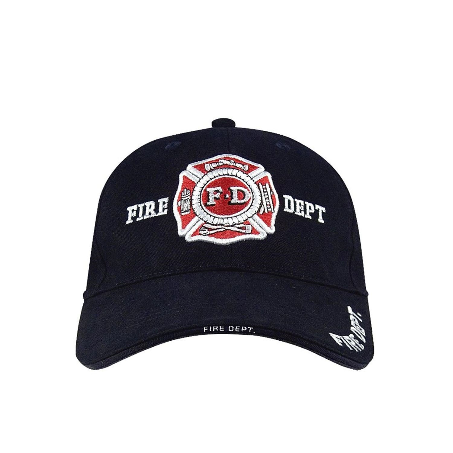 Gorra DELUXE FIRE DEPARTMENT con logo, cierre de velcro
