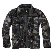 Chaqueta BRITANNIA acolchada de Brandit en algodón con capucha y cuatro bolsillos