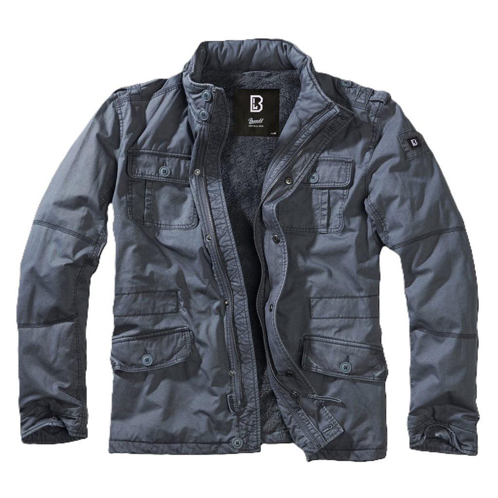 Chaqueta BRITANNIA acolchada INDIGO con capucha y cuatro bolsillos