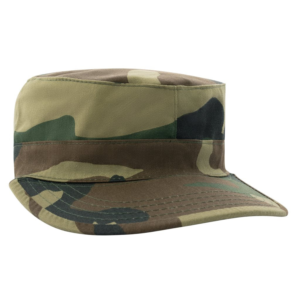 Gorra infantil militar camuflaje WOODAND con visera, 55% algodón 45% poliéster