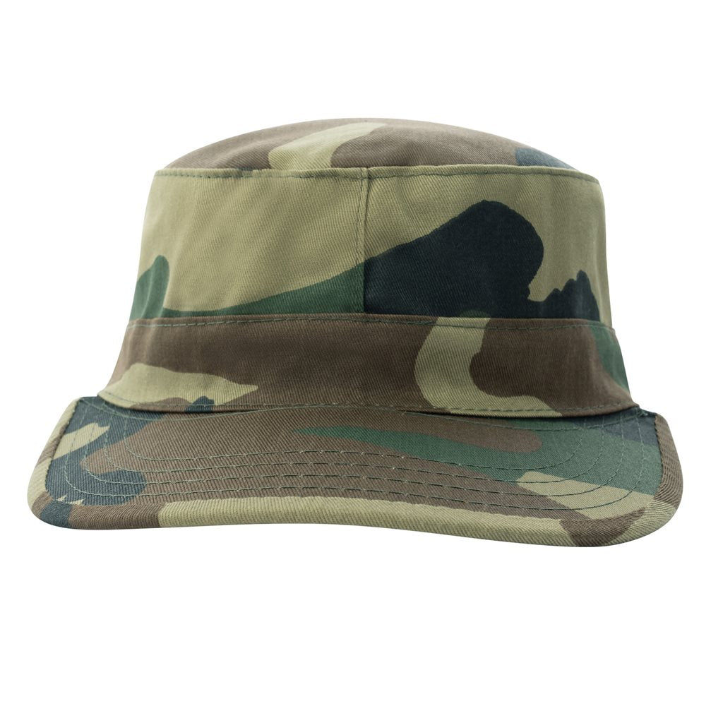 Gorra infantil militar camuflaje WOODAND con visera, 55% algodón 45% poliéster